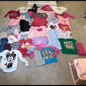 Lot of girls play clothes - 4T and 5T